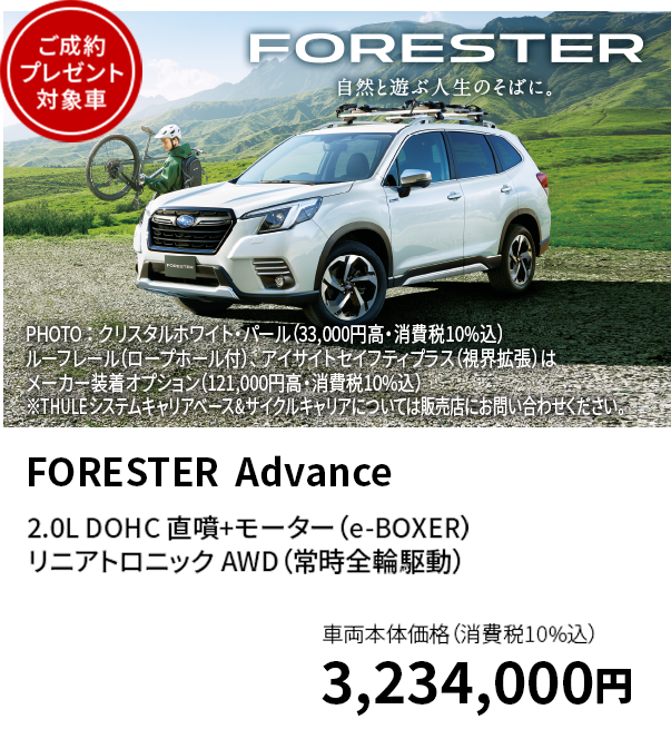 FORESTER  Advance
