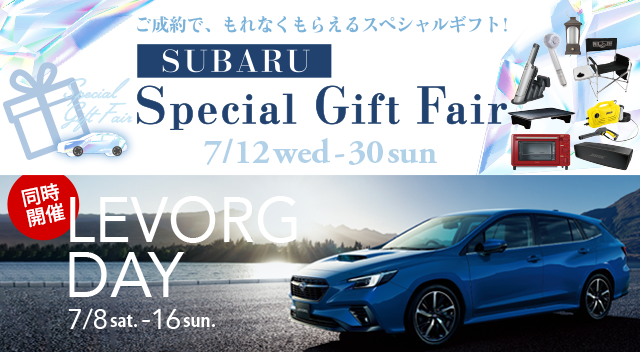 LEVORG DAY7/8 sat. -16 sun.