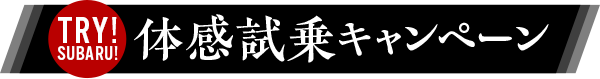 体感試乗キャンペーン