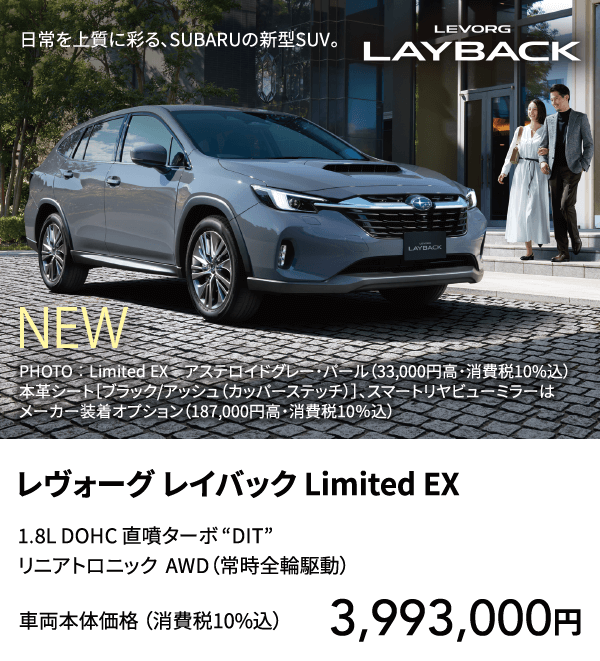 LEVORG LAYBACK
