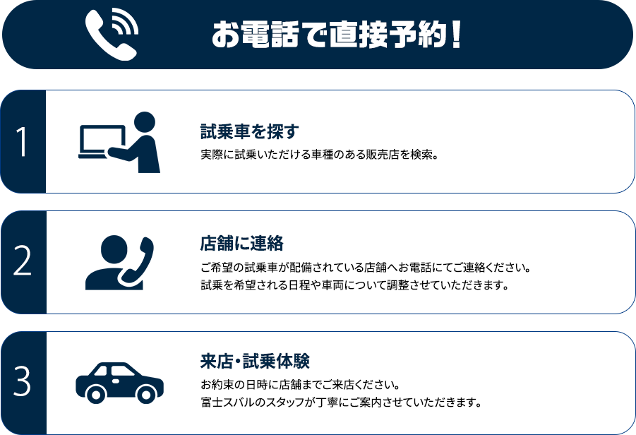 お電話で直接予約！