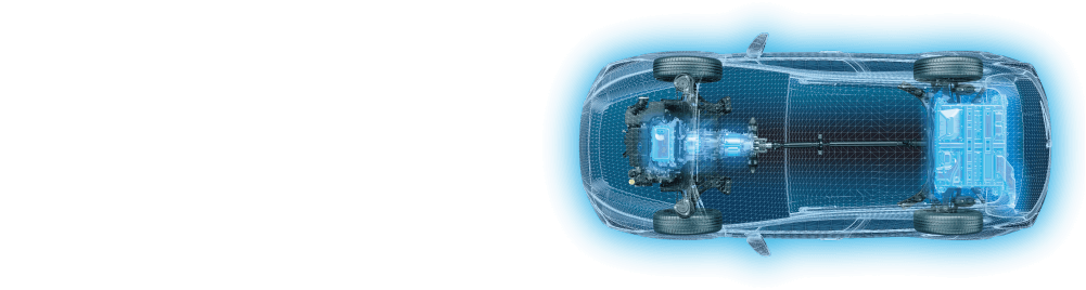 力強くどこまでも走っていける、新しい「走りの愉しさ」ゆとりある走りと燃費性能を追求した、2.5Lエンジンとパワフルなモーター。モーターの力強いトルクを直接4輪に伝えるシンメトリカルAWD。SUBARUのストロングハイブリッドなら、発進の瞬間から高速走行まで、幅広いシーンで心地よい加速と安定感のある走りを愉しめます。