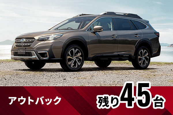 アウトバック残り45台