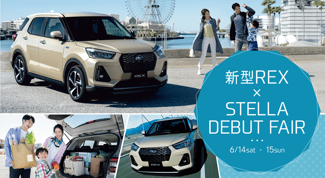 新型REX × STELLA DEBUT FAIR 6/14sat - 15sun