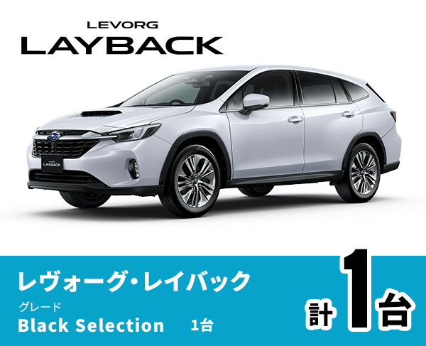 レヴォーグ・レイバック Black Selection 1台