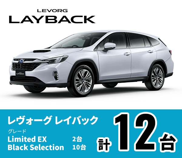 LEVORG LAYBACK レヴォーグ レイバック Limited EX 2台 Black Selection 10台 計12台