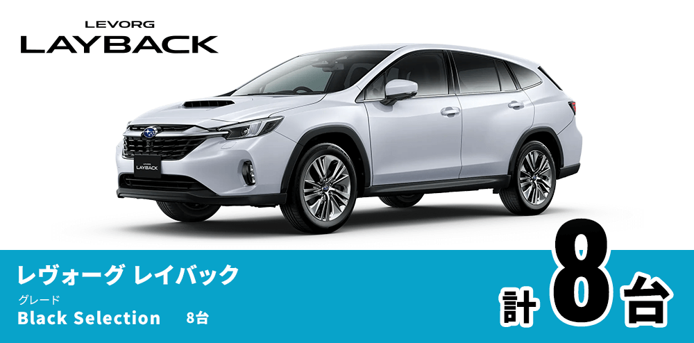 LEVORG LAYBACK レヴォーグ レイバック Black Selection 8台 計8台