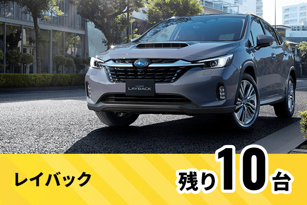 レイバック残り10台